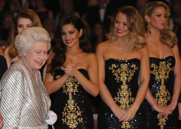 The Queen, Girls Aloud, Royal Variety Performance