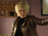 Shirley arrives back in Albert Square.