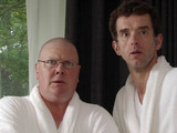 6413: Laurel and Rhona are shocked to find Paddy and Marlon tucking into the room service at the hotel