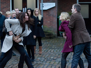Leanne and Carla fight in the street