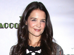 Katie Holmes wearing Bottega Veneta while attending the after party for the premiere of 'Dead Accounts', held at Gotham Hall. New York City, USA