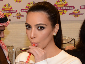 Reality TV Star Kim Kardashian
caused a fan frenzy today in Kuwait during the opening of Millions of Milkshakes at The Avenues Mall
Kuwait City, Kuwait- 29.11.12
Mandatory Credit: WENN.com