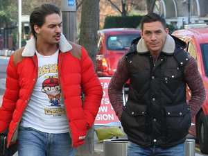 Mario Falcone, Kirk Norcross at ITV studios