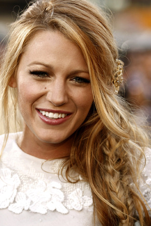 Cast member Blake Lively arrives at the premiere of "Green Lantern" in Los Angeles, Wednesday, June 15, 2011.