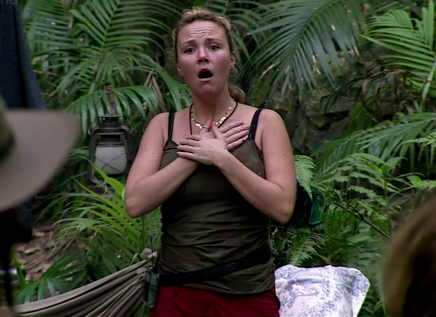 Charlie Brooks is mortified after David and Rosemary reveal they have seen their families as a reward for the 'Door to Door' Challenge on 'I'm A Celebrity... Get Me Out Of Here' Shown on ITV1 HD
Australia - 28.11.12
Supplied by WENN.comWENN does not claim any ownership including but not limited to Copyright or License in the attached material. Any downloading fees charged by WENN are for WENN's services only, and do not, nor are they intended to, convey to the user any ownership of Copyright or License in the material. By publishing this material you expressly agree to indemnify and to hold WENN and its directors, shareholders and employees harmless from any loss, claims, damages, demands, expenses (including legal fees), or any causes of action or allegation against WENN arising out of or connected in any way with publication of the material.