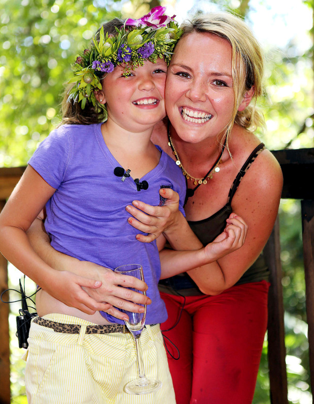 Winner Charlie Brooks with daughter Kiki