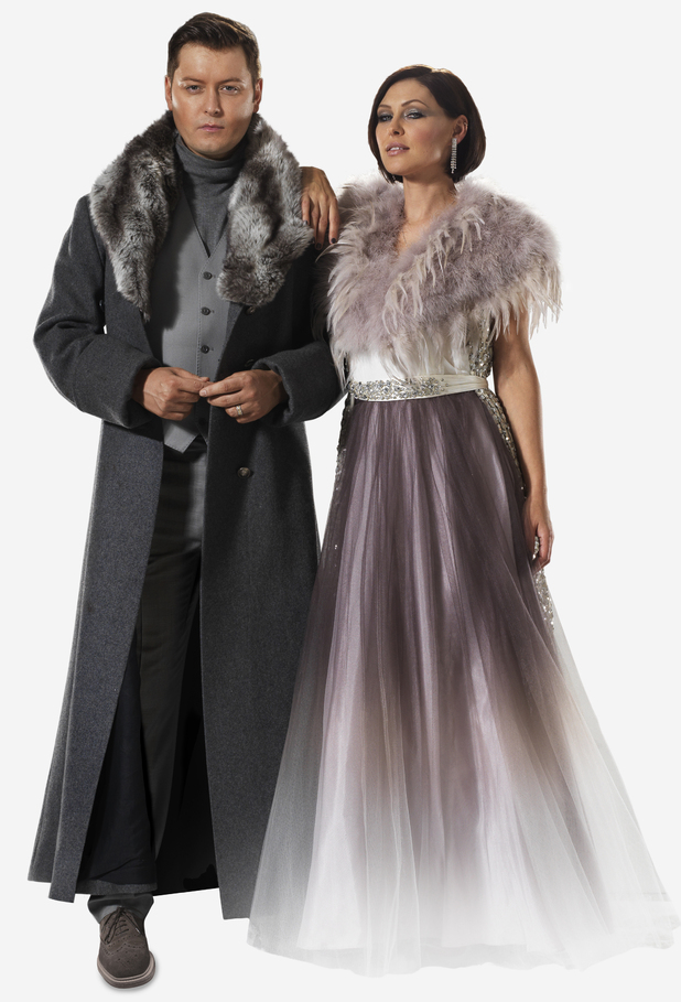 Big Brother presenters Brian Dowling and Emma Willis (photoshoot for 2013 season)