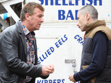 Alfie, desperate to know who paid to get Kat's ring back, hassles the pawn shop manager. 