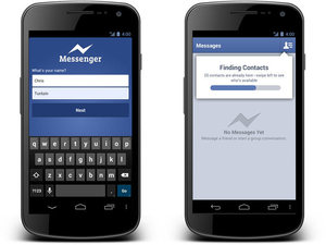 Facebook Messenger application that does not require a Facebook account