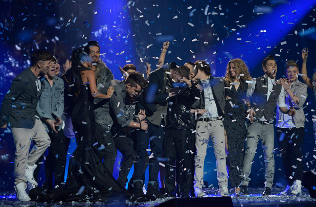 'The X Factor Final Live' TV Programme, Manchester Central Convention Centre, Manchester, Britain. - 09 Dec 2012
James Arthur wins the X Factor