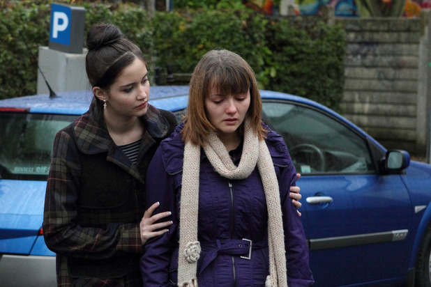Lauren and Alice after Derek's death
