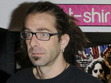 Randy Blythe, Mark Morton, John Campbell, Willie Adler and Chris Adler of Lamb of God hold a CD autograph session to promote the band's latest album 'Resolution' at the HMV Store on Queen Street
Toronto, Canada - 27.01.12