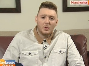 James Arthur appears on Daybreak after winning The X Factor - 10 December 2012