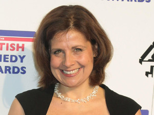 Rebecca Front arriving at the UK Comedy Awards