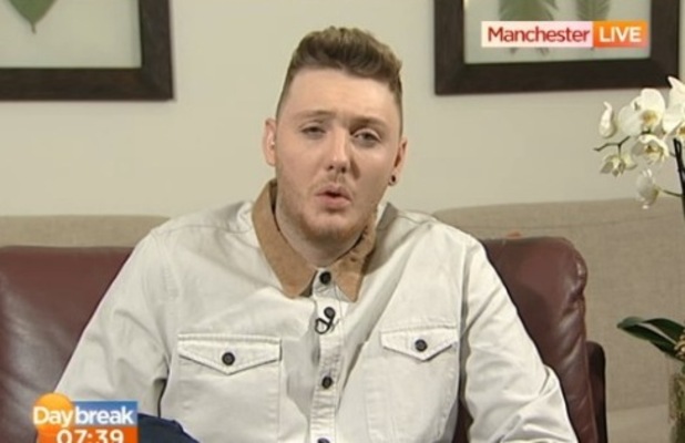 James Arthur appears on Daybreak after winning The X Factor - 10 December 2012
