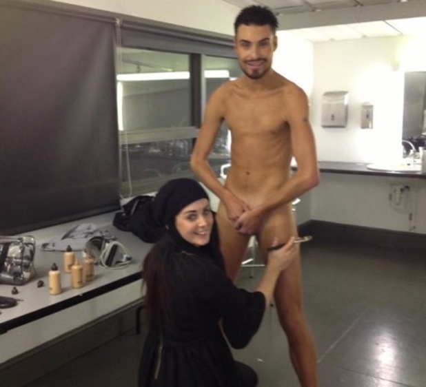 Rylan Clark gets naked for Cosmopolitan.