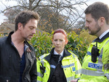 6434: Cameron covers his van's been nicked and panics when he's forced to relay his lie to the police that Cain and Debbie might be behind it.