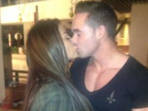 Katie Price kissing Kieran Kaine Hayler