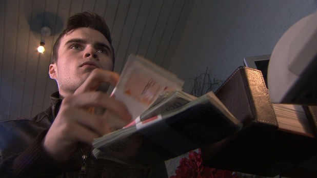 Joel takes money from Brendan for a job.