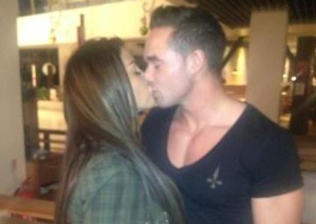 Katie Price kissing Kieran Kaine Hayler