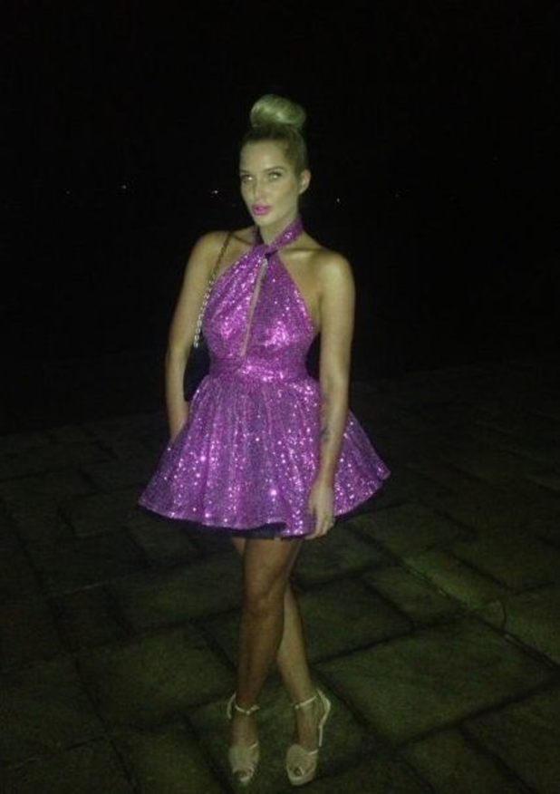 Helen Flanagan, twitter, dress