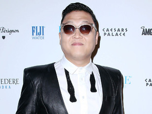 Korean singer PSY kicks of the New Years celebrations at Pure Nightclub at Ceasars Palace Resort and Casino 