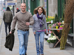 Samia Smith and Will Thorp
head back to the 'Coronation Street' studios. The stars play a couple on screen and are rumoured to be romantically involved in real life
Manchester, England - 16.03.11
Mandatory Credit: Steve Searle/WENN.com