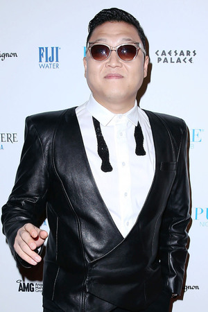 Korean singer PSY kicks of the New Years celebrations at Pure Nightclub at Ceasars Palace Resort and Casino
