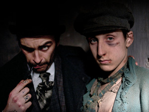 'Ripper Street' Episode 2: Carmichael (JOSEPH GILGUN), Thomas Gower (GIACOMO MANCINI)