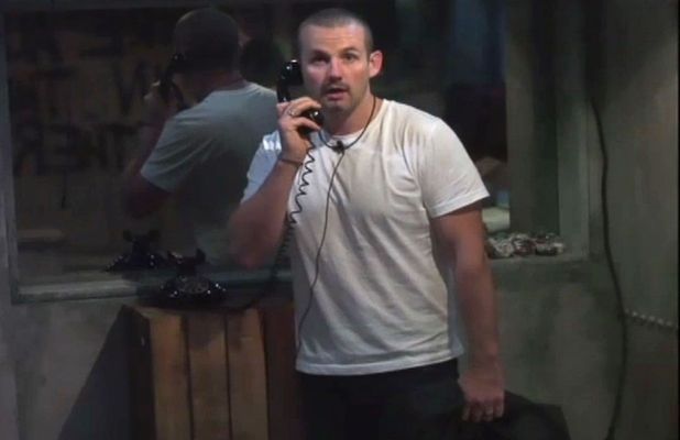 Ryan Moloney wakes up in Celebrity Big Brother's basement on Day 1
