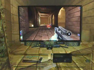 Microsoft IllumiRoom concept video still