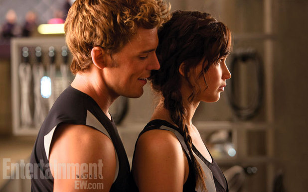 Sam Claflin, Jennifer Lawrence, The Hunger Games: Catching Fire, Entertainment Weekly