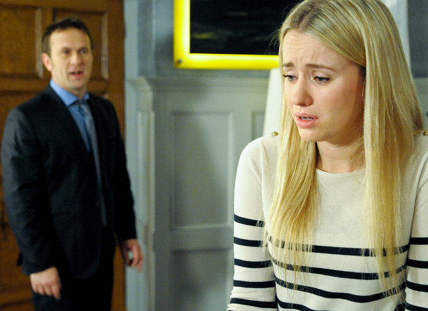 Emmerdale, ITV1, Katie tells Declan their marriage may be over, Mon 14 Jan