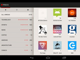 'Press (Google Reader)' screenshot