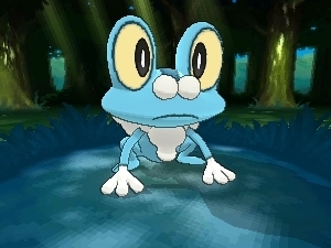 Pokemon X and Y screenshot: Froakie (Water)