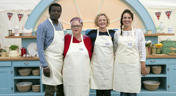 The Great Comic Relief Bake Off: Stephen K Amos, Jo Brand, Lorna Watson, Ingrid Oliver