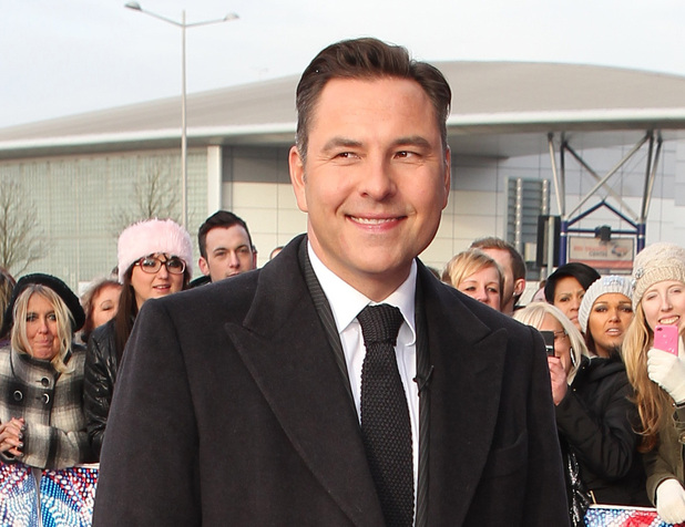 David Walliams arriving at the first round of auditions in Cardiff for Britain's Got Talent 2013