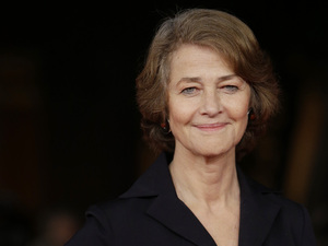 Charlotte Rampling poses as she arrives for the screening of the movie "Tutto parla di te", at the 7th edition of the Rome International Film Festival in Rome, Thursday, Nov. 15, 2012.