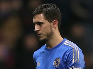 Chelsea's Eden Hazard sent off for kicking ball boy