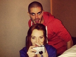 Lindsay Lohan and Max George, London, 21.01.2013