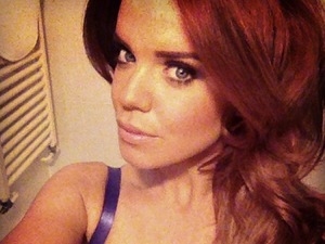 Maria Fowler poses on a photo shoot - 23 January 2013