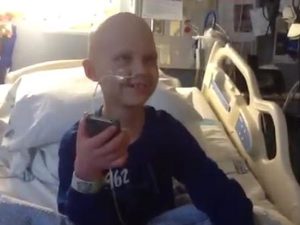Christian Bale calls child with cancer