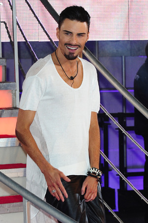 Rylan Clark leaves Celebrity Big Brother, filmed at the Elstree Studios in London.