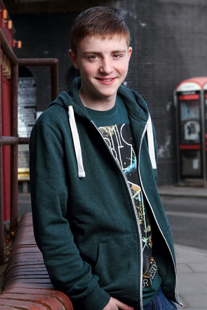 James Forde as Liam Butcher in EastEnders