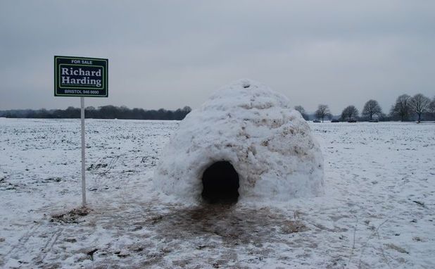 Snow house for sale
