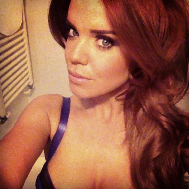 Maria Fowler poses on a photo shoot - 23 January 2013
