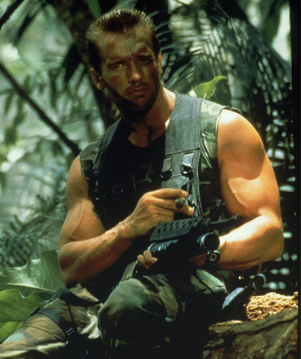 Arnold in Predator