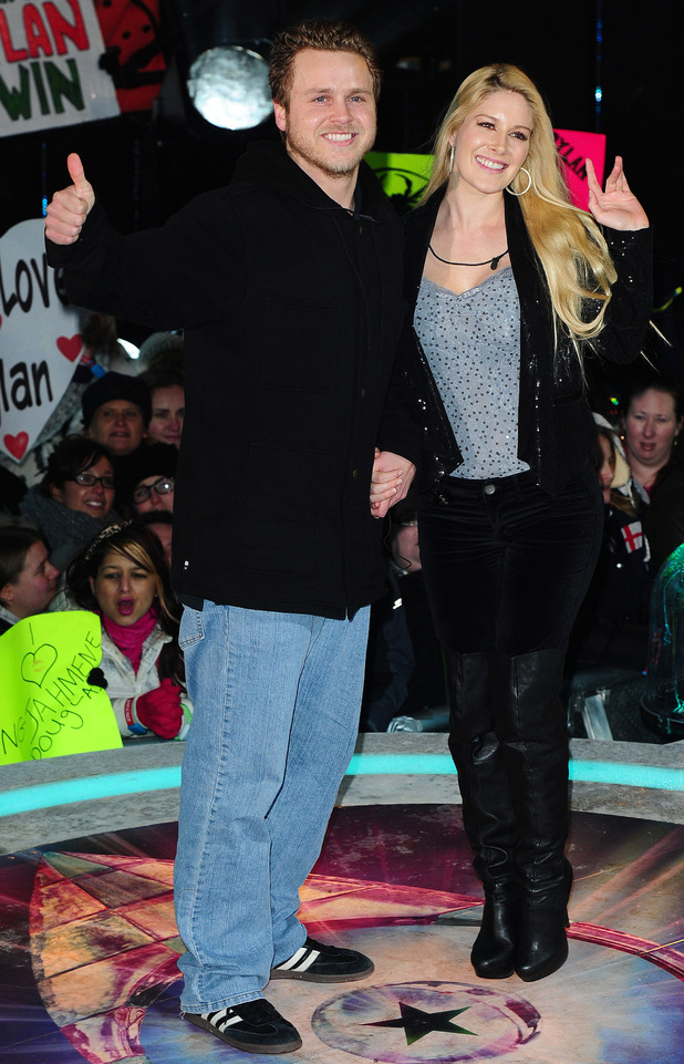 Heidi Montag and Spencer Pratt leaves Celebrity Big Brother, filmed at the Elstree Studios in London.