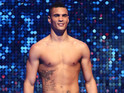 Olympic medalist Anthony Ogogo makes a 'Splash' in skin-tight gold trunks.