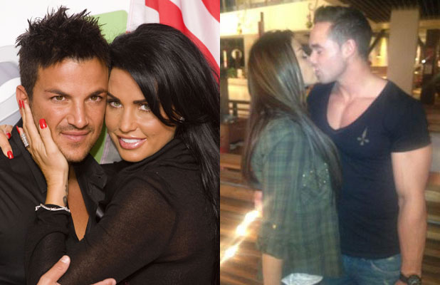 REVEAL USE composite: Katie Price, Peter Andre and Kieran Hayler